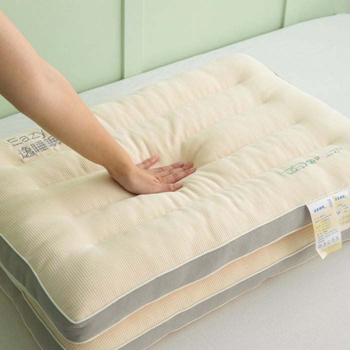 91家纺网 家纺一手货源 找家纺 爱尚家枕芯 2023新款超柔针织逸眠低枕