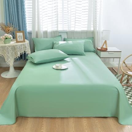 91家纺网 家纺一手货源 找家纺 （总）极梦家纺（支持定制） 2025新款40s纯棉长绒棉纯色全棉床单