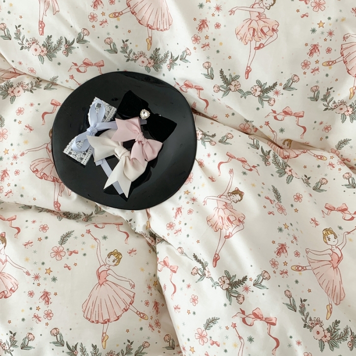 91家纺网 家纺一手货源 找家纺 昔可家纺 2023新款全棉四件套-第六批 芭蕾少女