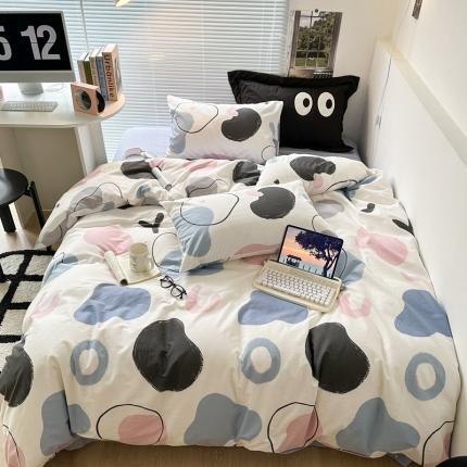 91家纺网 家纺一手货源 找家纺 （总）昔可家纺 2023新款全棉学生季北欧风四件套