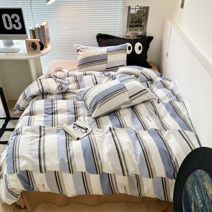 91家纺网 家纺一手货源 找家纺 （总）昔可家纺 2023新款全棉学生季北欧风四件套