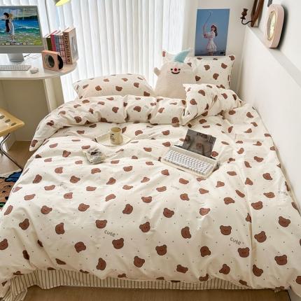 91家纺网 家纺一手货源 找家纺 （总）昔可家纺 2023新款全棉小卡通系列四件套