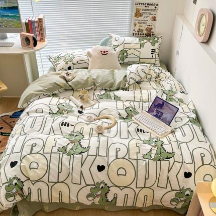 91家纺网 家纺一手货源 找家纺 （总）昔可家纺 2023新款全棉小卡通系列四件套