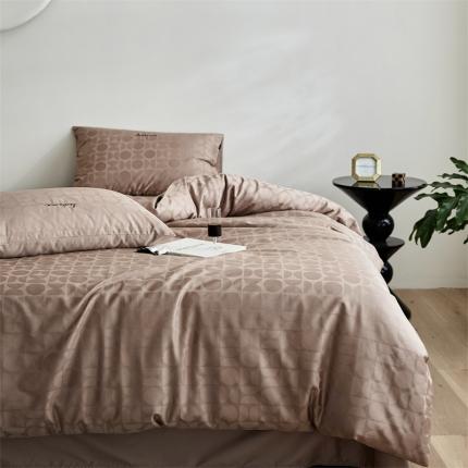 91家纺网 家纺一手货源 找家纺 （总）安莱生活 2023爆款100S纯棉提花轻工艺刺绣系列四件套