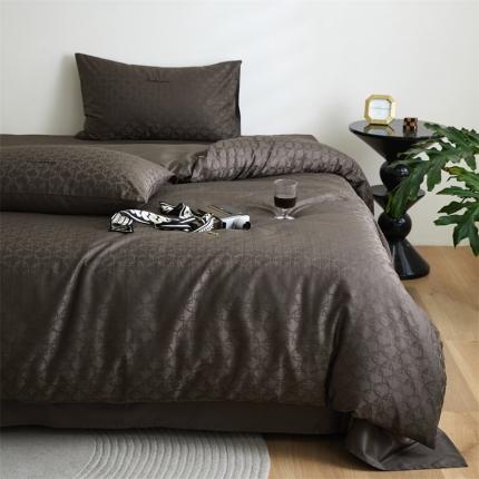 91家纺网 家纺一手货源 找家纺 （总）安莱生活 2023爆款100S纯棉提花轻工艺刺绣系列四件套