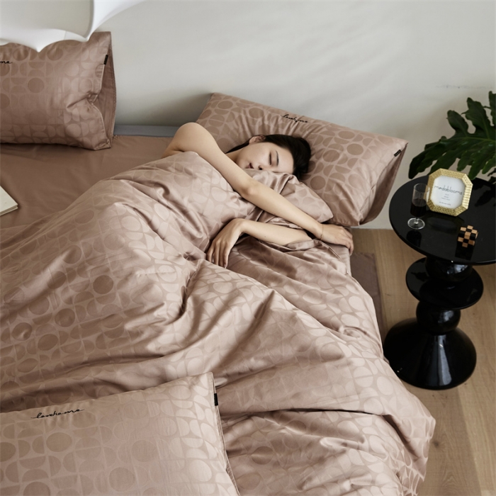 91家纺网 家纺一手货源 找家纺 （总）安莱生活 2023爆款100S纯棉提花轻工艺刺绣系列四件套