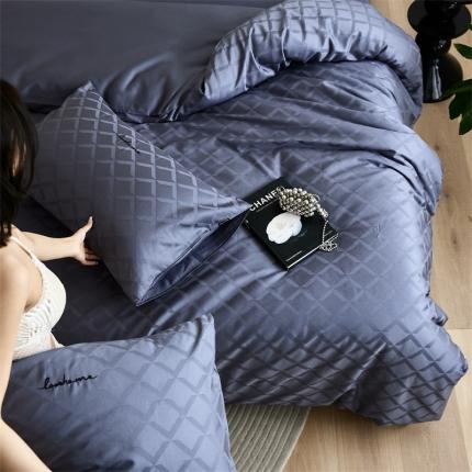 安莱生活 2023爆款100S纯棉提花轻工艺刺绣系列四件套 轻工艺刺绣-星耀