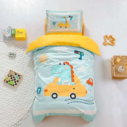 91家纺网 家纺一手货源 找家纺 （总）全棉数码印花幼儿园被子三件套儿童午睡被褥宝宝入园六件套