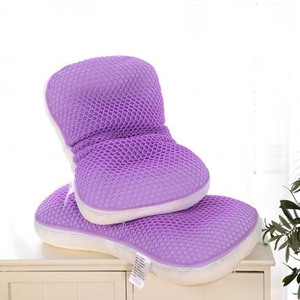 九州枕芯 2023新款TPE羽丝绒枕芯 紫色