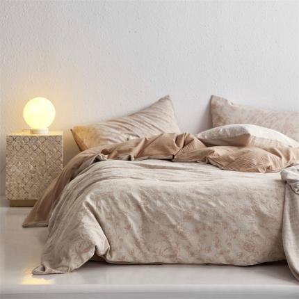 91家纺网 家纺一手货源 找家纺 （总）简家居 2023新款色织提花四件套-广岛之恋