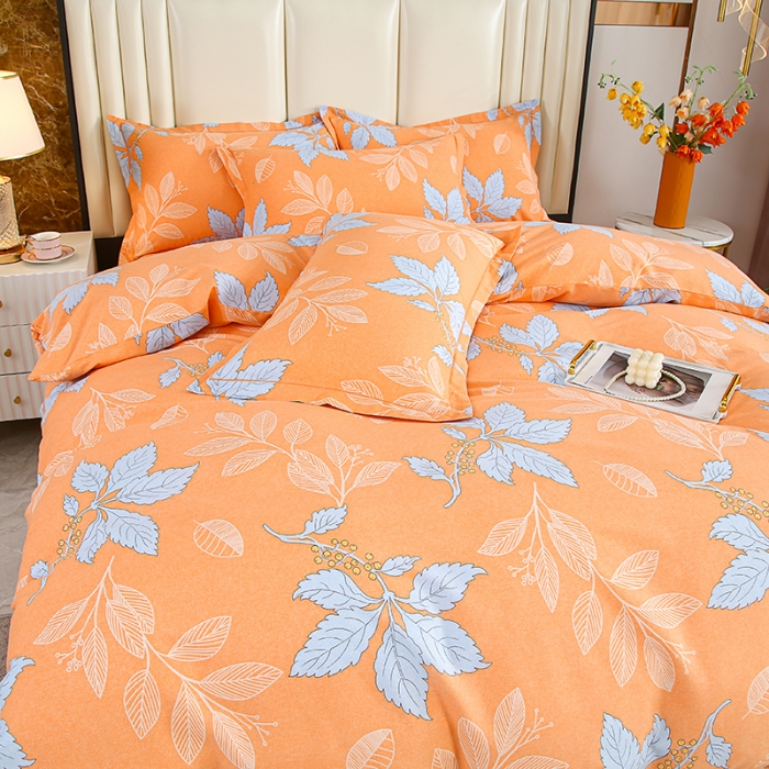 91家纺网 家纺一手货源 找家纺 （总）畅畅 2024爆款全棉喷气活性印花磨毛四件套