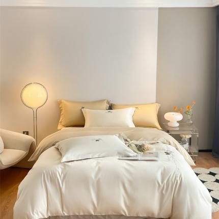 91家纺网 家纺一手货源 找家纺 (总) 安力森/诚臻酒店用品 2023新品Ａ类长绒棉唤醒系列四件套