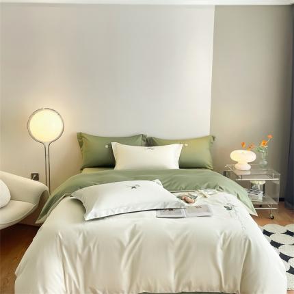 91家纺网 家纺一手货源 找家纺 (总) 安力森/诚臻酒店用品 2023新品Ａ类长绒棉唤醒系列四件套