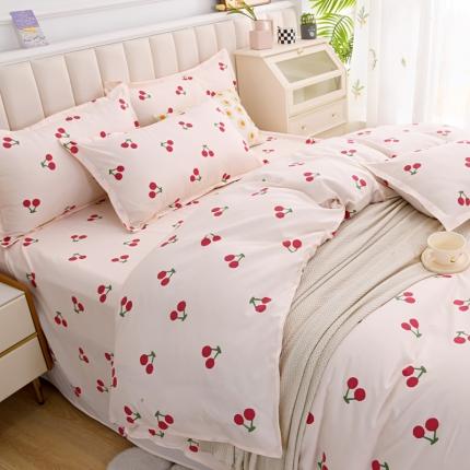 梵巢家纺 芦荟棉被套、被罩化纤被套樱桃