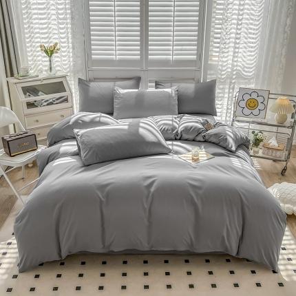 91家纺网 家纺一手货源 找家纺 (总) 安力森/诚臻酒店用品 2023新款双拼磨毛被套床单枕套床笠单品三件套四件套