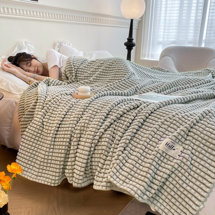 91家纺网 家纺一手货源 找家纺 （总加厚纯色毛毯素色毛毯格子学生宿舍魔法绒牛奶绒雪花绒午睡毯法莱绒毯子