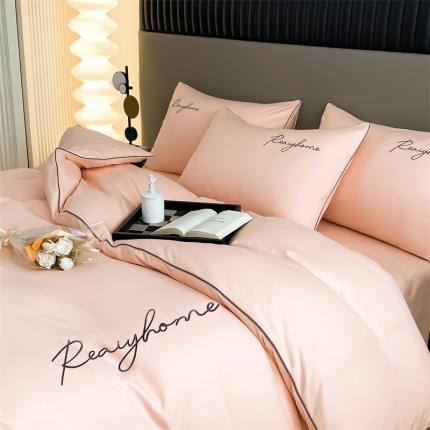 91家纺网 家纺一手货源 找家纺 （总）梦幻之城 2023新款水洗棉刺绣四件套-卡芙系列