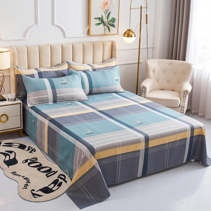 91家纺网 家纺一手货源 找家纺 鑫缘 2025新款印花植物羊绒加厚磨毛单被套 梦幻月亮