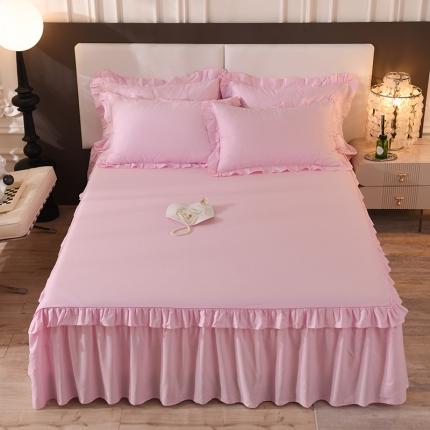 91家纺网 家纺一手货源 找家纺 （总）美达 2025新款A类全棉抗菌单层床裙