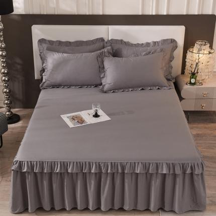 91家纺网 家纺一手货源 找家纺 （总）美达 2025新款A类全棉抗菌单层床裙