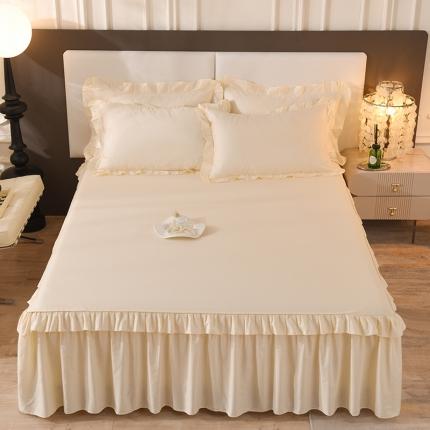 91家纺网 家纺一手货源 找家纺 （总）美达 2025新款A类全棉抗菌单层床裙