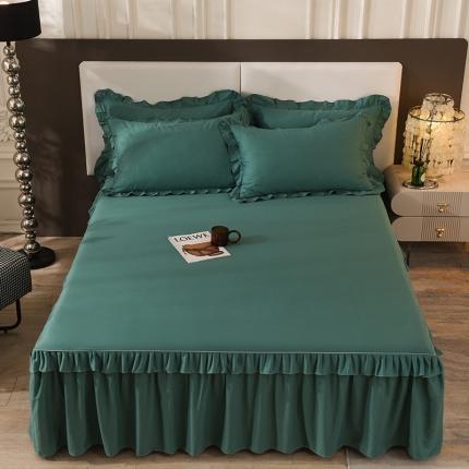 91家纺网 家纺一手货源 找家纺 （总）美达 2025新款A类全棉抗菌单层床裙