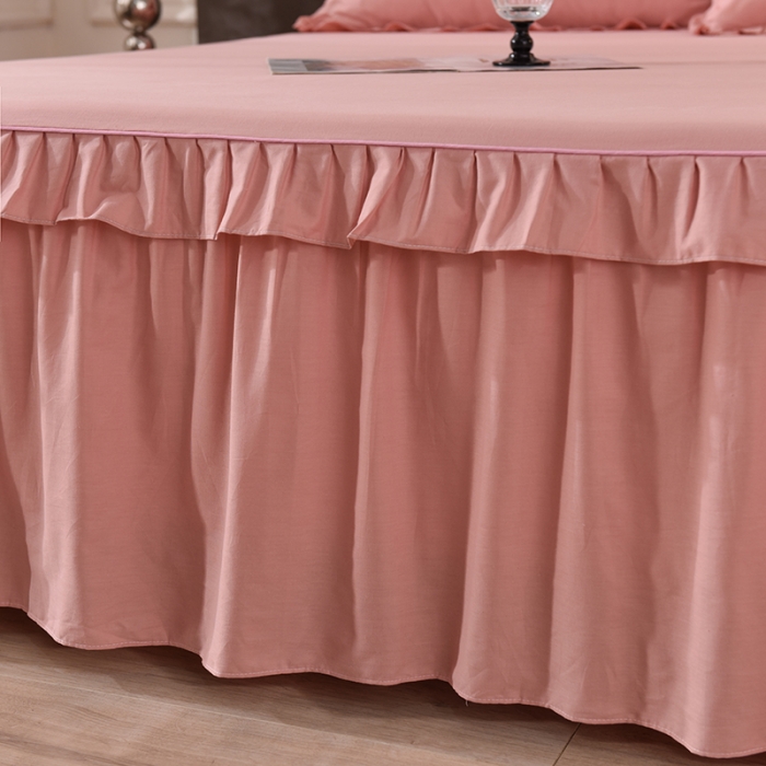 91家纺网 家纺一手货源 找家纺 （总）美达 2025新款A类全棉抗菌单层床裙