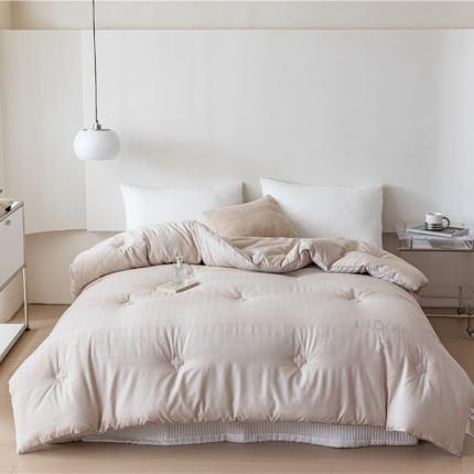 91家纺网 家纺一手货源 找家纺 （总）心悦 2023新款60支全棉提花大豆被