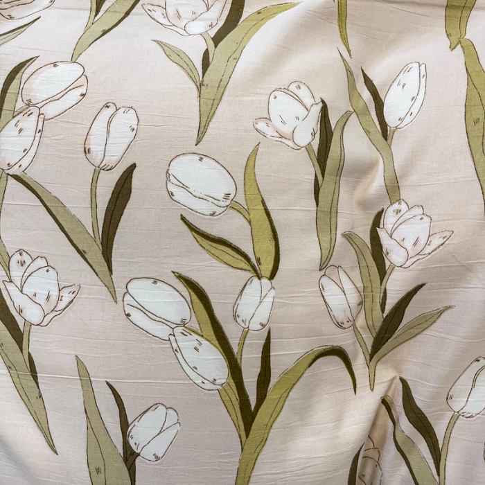 91家纺网 家纺一手货源 找家纺 仟网汇 2023新款休闲款皱皱布棉麻双层纱四件套 休闲款-秋色