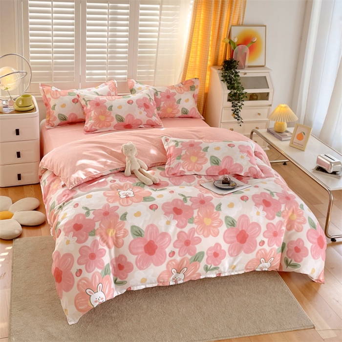 91家纺网 家纺一手货源 找家纺 （总）仟人梦 2024新款直播爆款植物羊绒单被套四件套