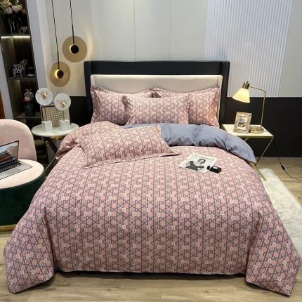 91家纺网 家纺一手货源 找家纺 （总）雲归梦 2023年新款加厚全棉生态磨毛大版四件套