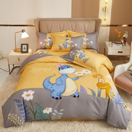 91家纺网 家纺一手货源 找家纺 （总）雲归梦 2023年新款加厚全棉生态磨毛大版四件套