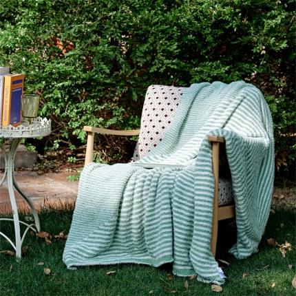 （总）暖绵绵 2025新款半边绒斯图毛毯