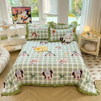 美达 迪士尼A类母婴级全棉床垫床盖榻榻米夹棉床盖 高飞和布鲁托