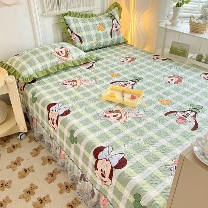 美达 迪士尼A类母婴级全棉床垫床盖榻榻米夹棉大炕盖 高飞和布鲁托