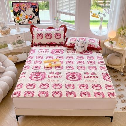 美达 新款A类母婴级全棉床垫床盖榻榻米迪士尼系列-床护垫 笑口莓莓