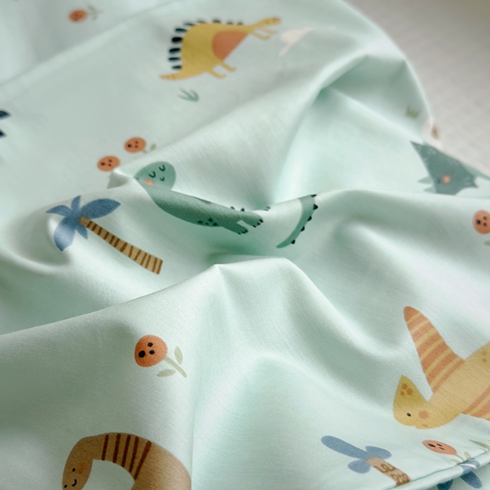 91家纺网 家纺一手货源 找家纺 荷马之梦 2023新款蜜糖系列—A类60s长绒棉儿童枕套 莫里环游记