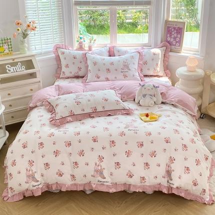 91家纺网 家纺一手货源 找家纺 （总）美达 2025新款韩版全棉四件套单品系列-床单四件套