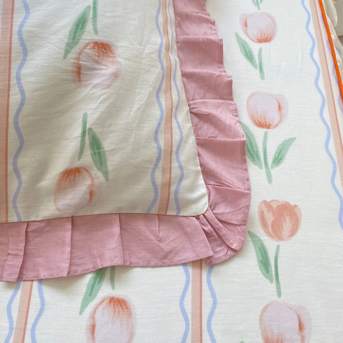 91家纺网 家纺一手货源 找家纺 （总）美达 2025新款韩版全棉四件套单品系列-床单四件套