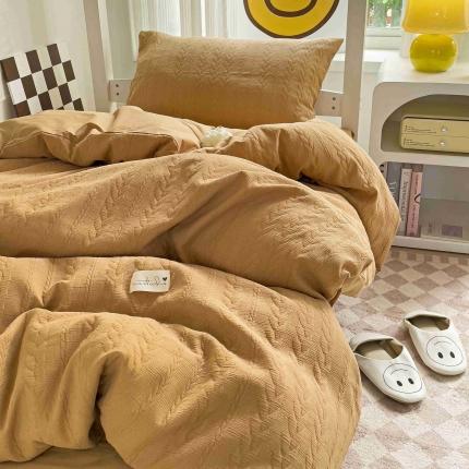 91家纺网 家纺一手货源 找家纺 坚果摄影 小清新纯色学生床品