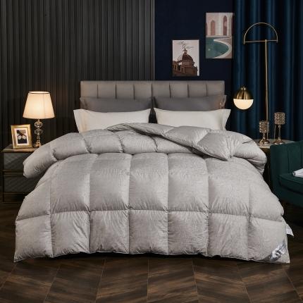 91家纺网 家纺一手货源 找家纺 （总）华盛 2024年新款高支高密提花98鹅绒被95鹅绒被