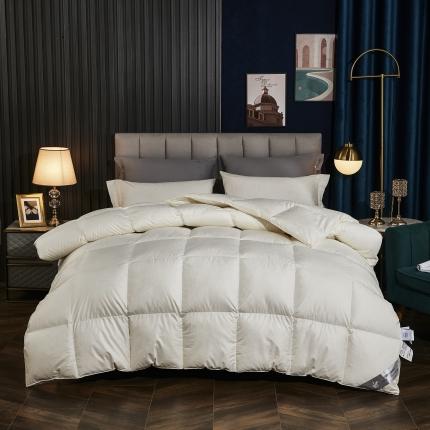 91家纺网 家纺一手货源 找家纺 （总）华盛 2024年新款高支高密提花98鹅绒被95鹅绒被