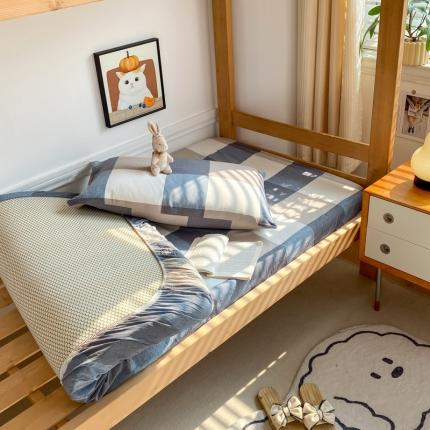 91家纺网 家纺一手货源 找家纺 新款纯棉水洗棉床笠全棉床罩防尘罩儿童床套单人床垫保护罩床单