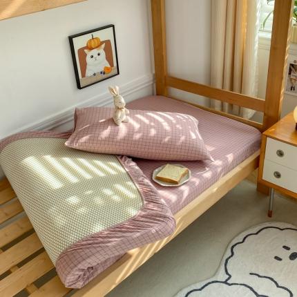 91家纺网 家纺一手货源 找家纺 新款纯棉水洗棉床笠全棉床罩防尘罩儿童床套单人床垫保护罩床单