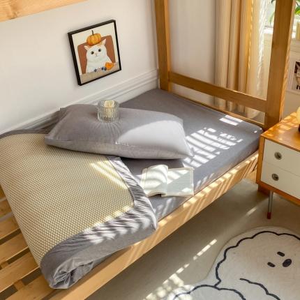 91家纺网 家纺一手货源 找家纺 新款纯棉水洗棉床笠全棉床罩防尘罩儿童床套单人床垫保护罩床单