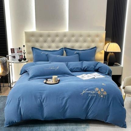 91家纺网 家纺一手货源 找家纺 （总）仟网汇 2023新款网红爆款蛋白棉绣花四件套