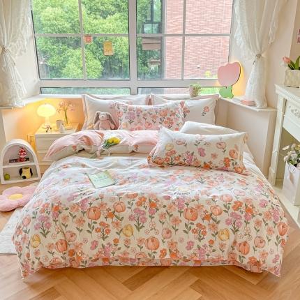 91家纺网 家纺一手货源 找家纺 （总）莱通 2024新款12868印花四件套系列