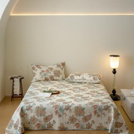 91家纺网 家纺一手货源 找家纺 （总）上喜 热卖双面全棉印花密绗床盖三件套