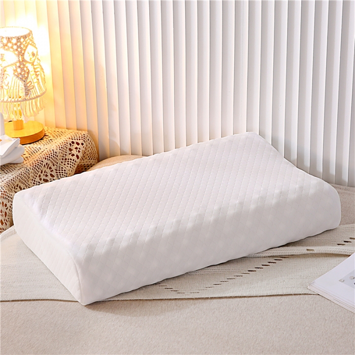 91家纺网 家纺一手货源 找家纺 （总）古吉梦 2023新款颗粒按摩枕狼牙枕平枕乳胶枕