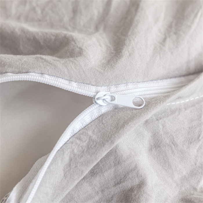 91家纺网 家纺一手货源 找家纺 古吉梦 2024新款纯色-双拼水洗棉学生三件套 纯色-海青+山灰